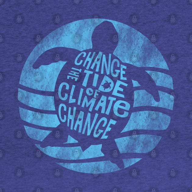 Change the Tide of Climate Change Turtle by Jitterfly